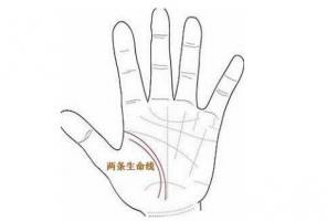 手相生命線(xiàn)有兩條線(xiàn)為什么