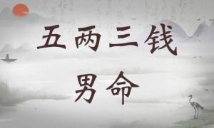 五兩三錢男命詳細(xì)解釋，五兩三錢男命詳細(xì)解釋一生！