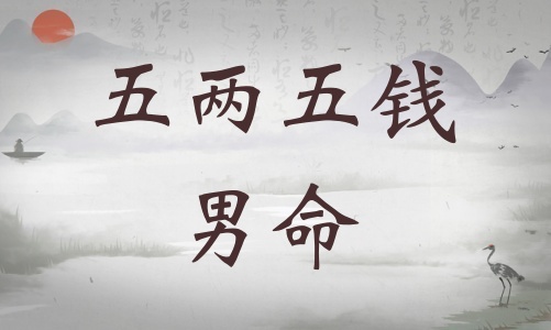 五兩五錢男命詳細解釋，五兩五錢男命詳解一生！