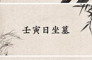 壬寅日坐墓必大富